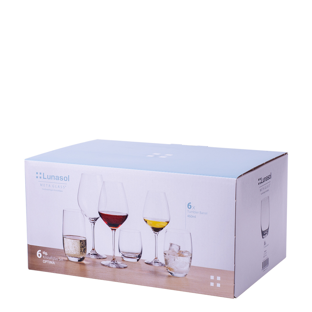 Tumbler poharak 460 ml 6 db - Optima Glas Lunasol