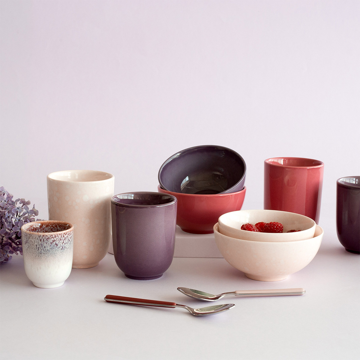 Tálka ø 11 cm | Gaya Solatelier Rose Crystal