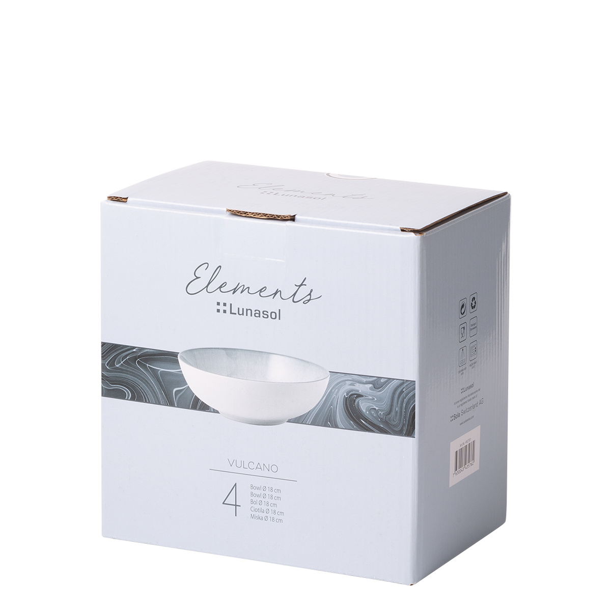 Tál 18 cm 4 db-os készlet - Elements Vulcano