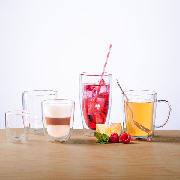 Pohár BASIC Glas Double Wall 190 ml - 4 db-os készlet