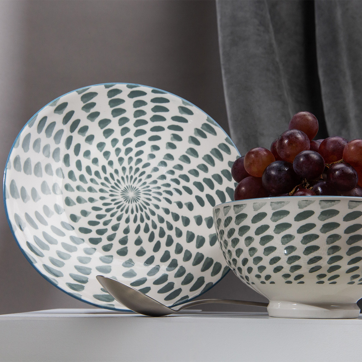 Lapos tányér 15 cm – Elements Asia Water