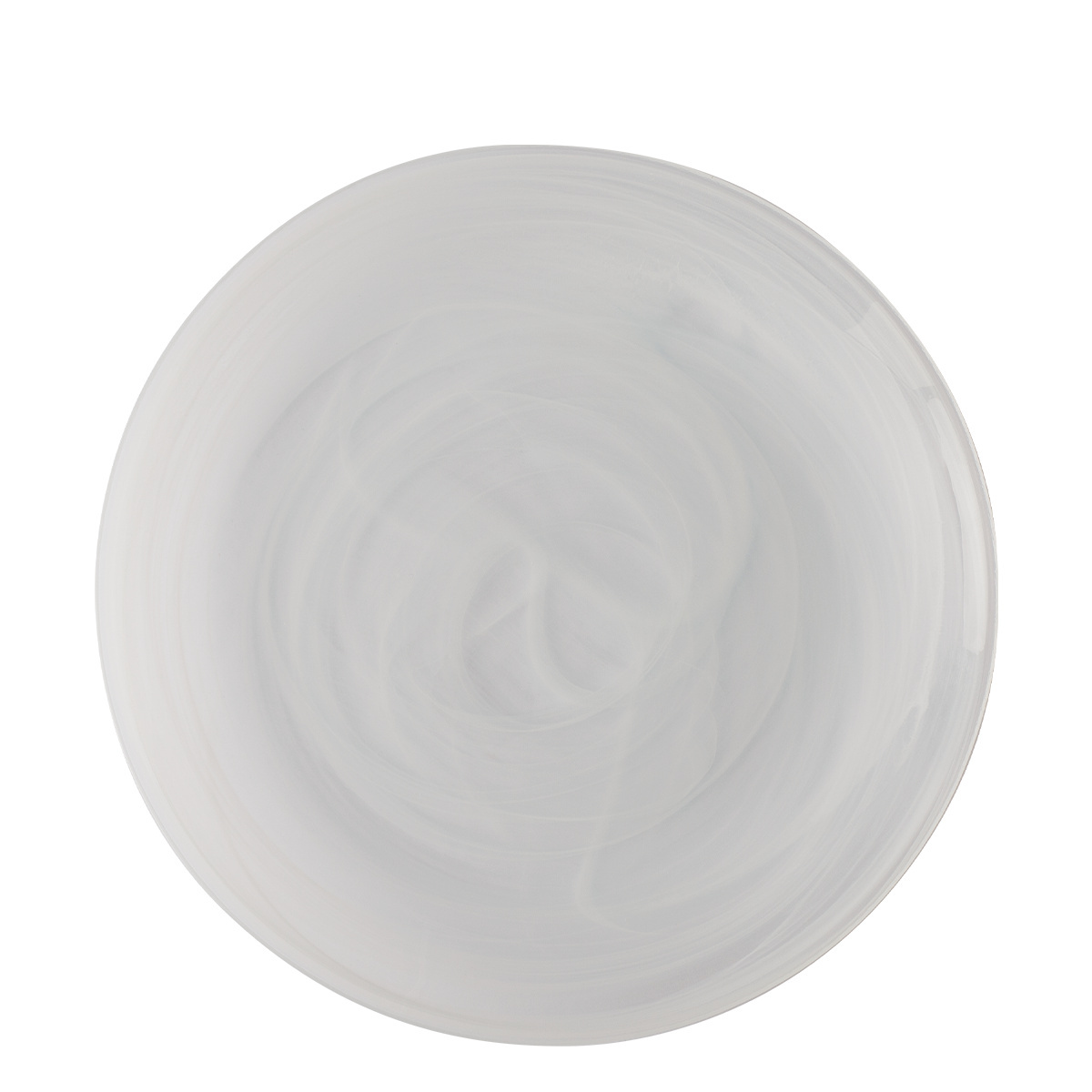 Lapos tányér fehér 28 cm - Elements Glass