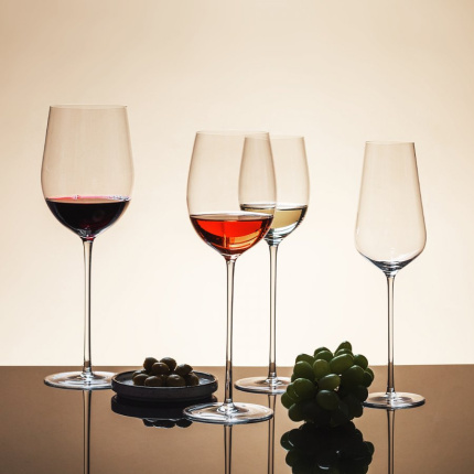 Vörösboros poharak 650 ml 2 db-os készlet - FLOW Glas Platinum Line