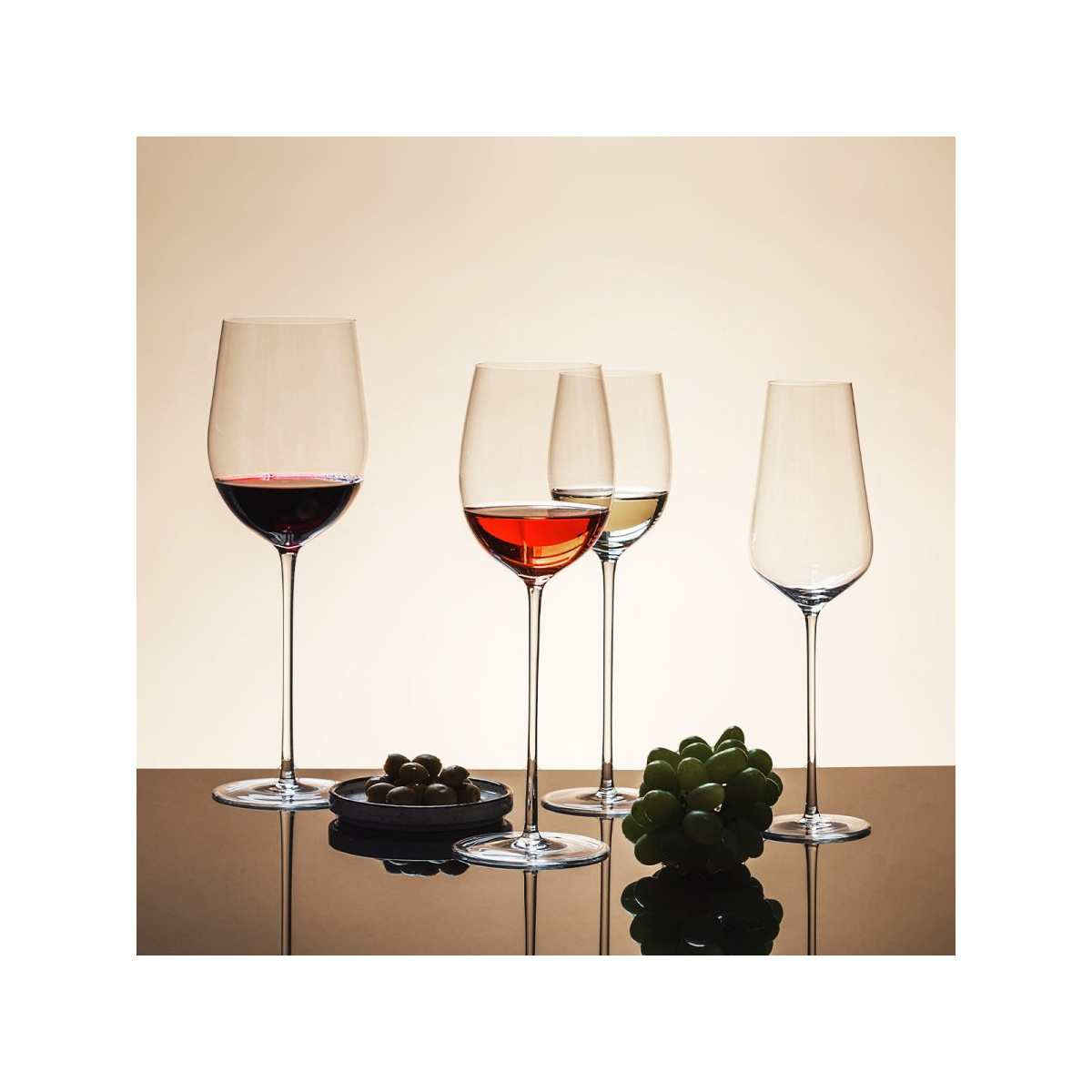 Vörösboros poharak 650 ml 2 db-os készlet - FLOW Glas Platinum Line