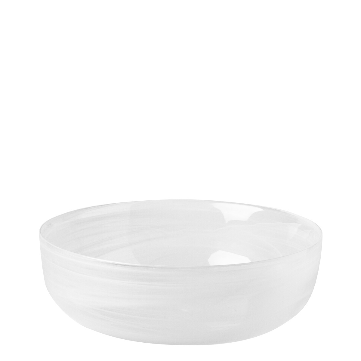 Tál fehér 21 cm - Elements Glass