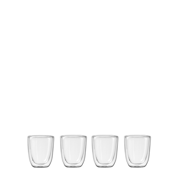 Pohár BASIC Glas Double Wall 190 ml - 4 db-os készlet
