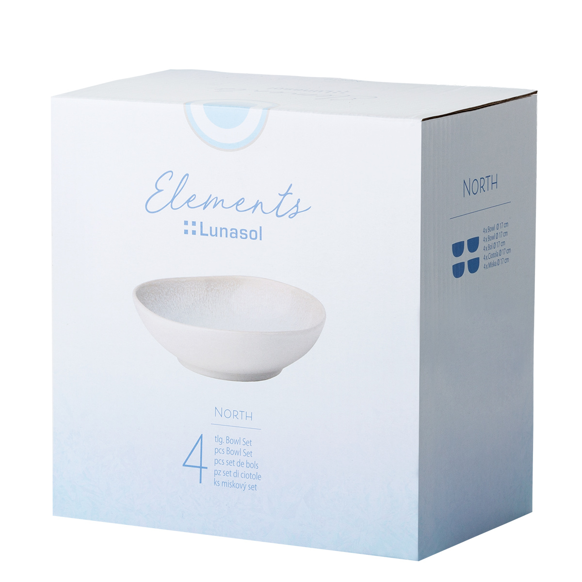 Kerámia tálkészlet 4 db – Elements North Organic