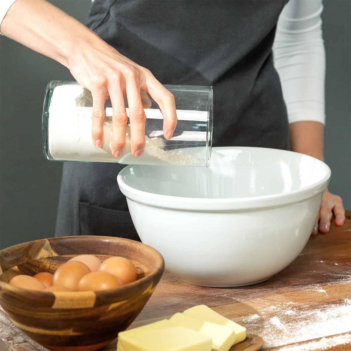 Üvegtároló fedővel 1,25 l | Basic Kitchen