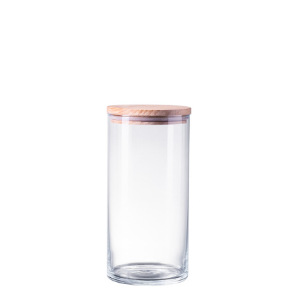 Üvegtároló fedővel 1,25 l | Basic Kitchen