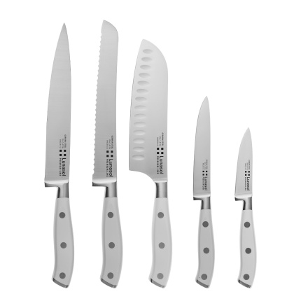 Késkészlet 5 db — Lunasol Premium Knife fehér