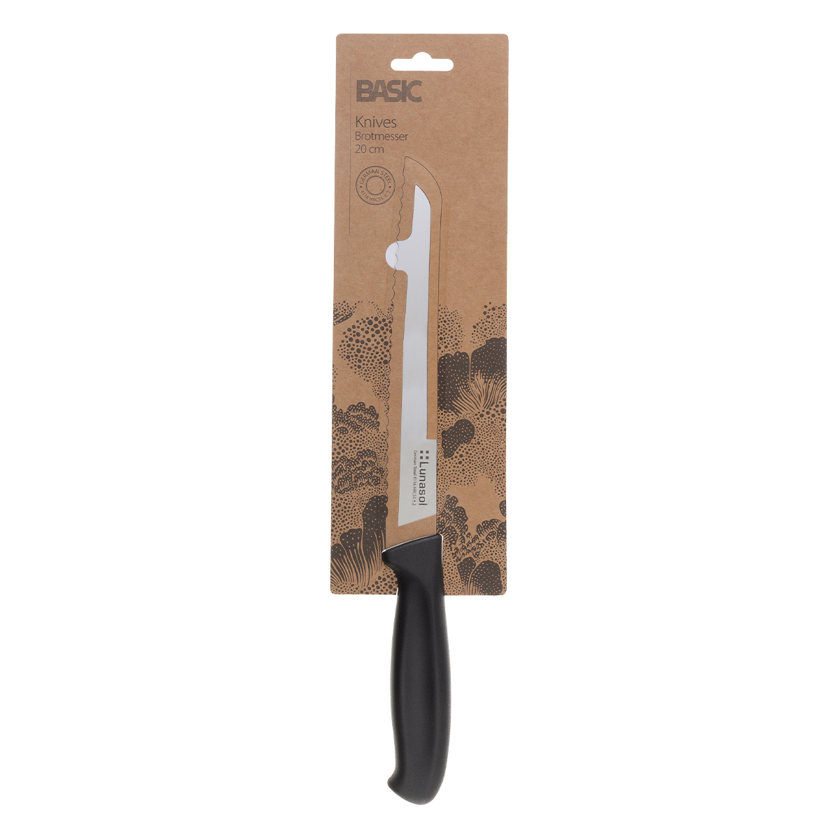 Kenyérvágó kés 20 cm | Basic Lunasol