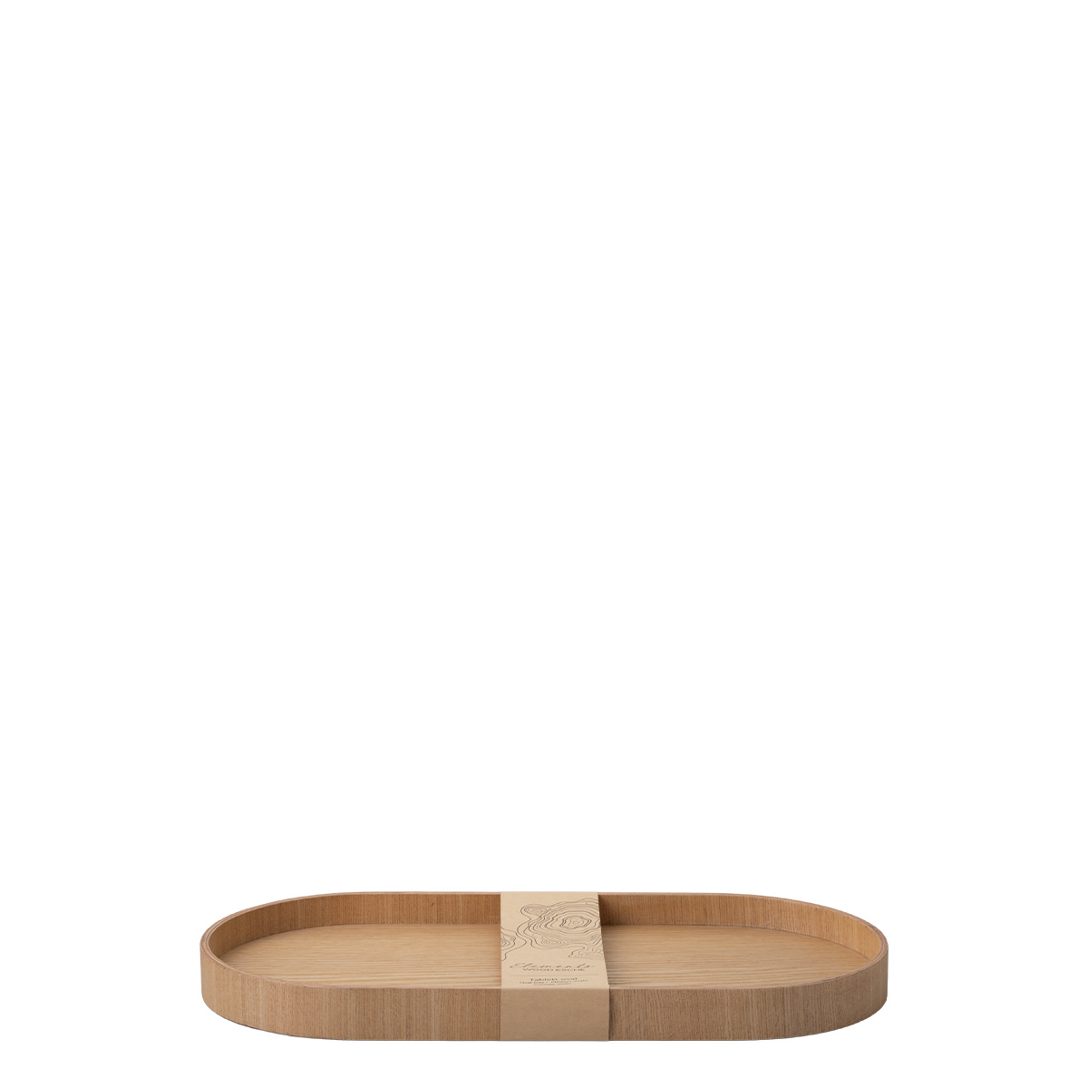 Ovális tálca 40 x 20 x 3 cm – Elements Wood kőris