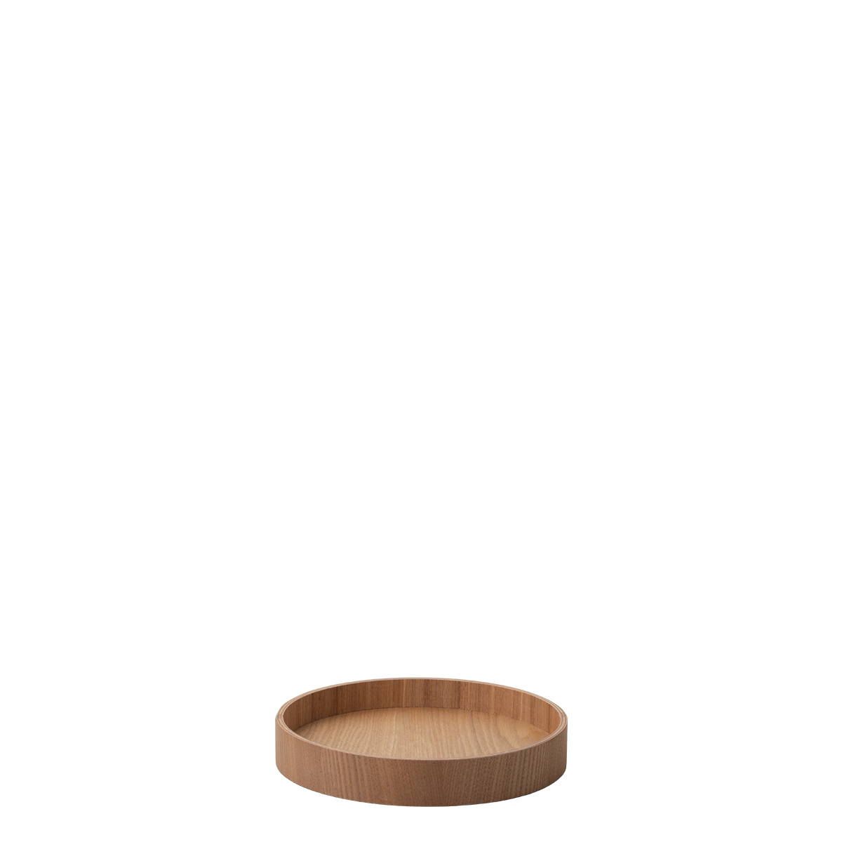 Kerek tálca Ø 22 cm, M: 3.5 cm – Elements Wood kőris
