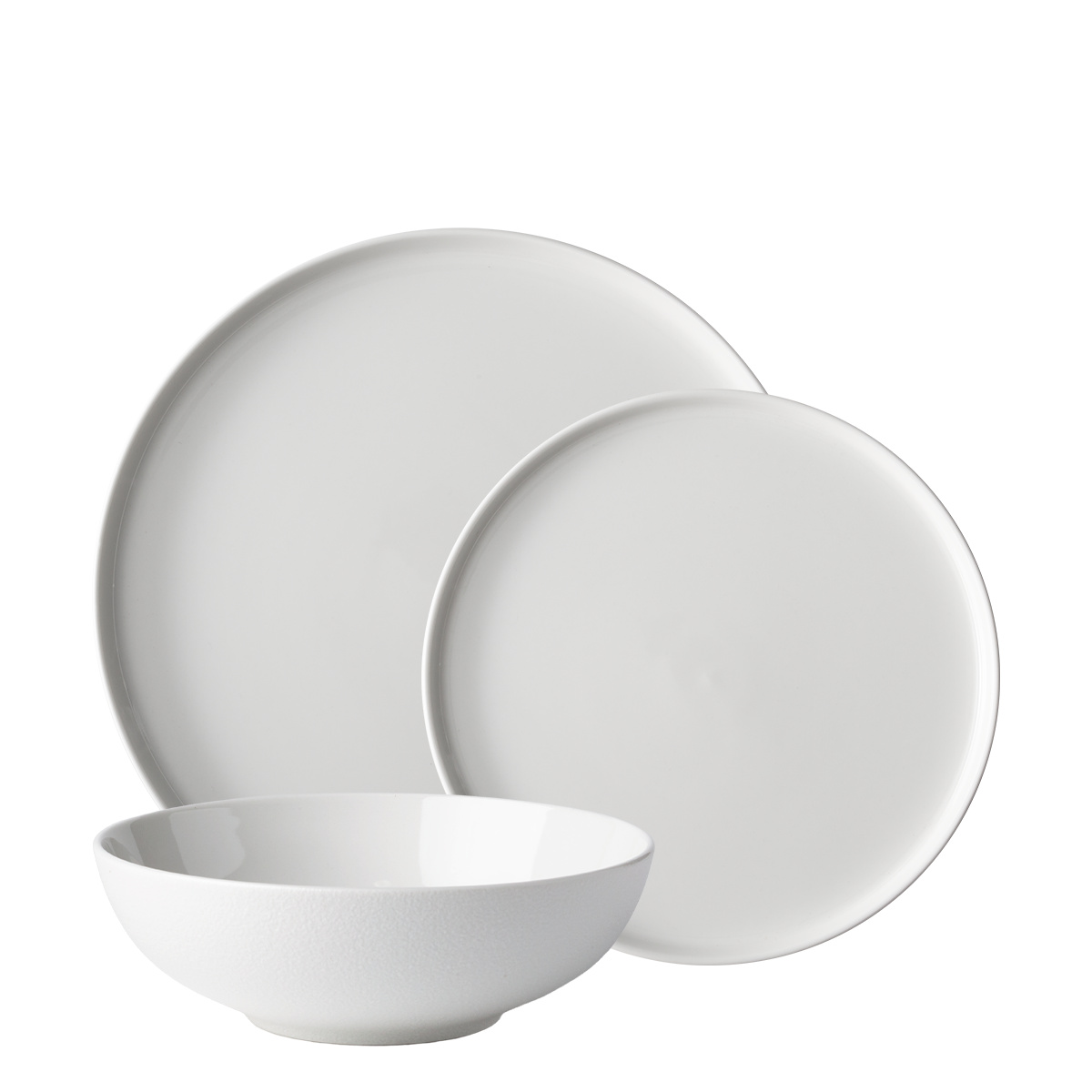 Tányérkészlet 12 db — Fine Dining White
