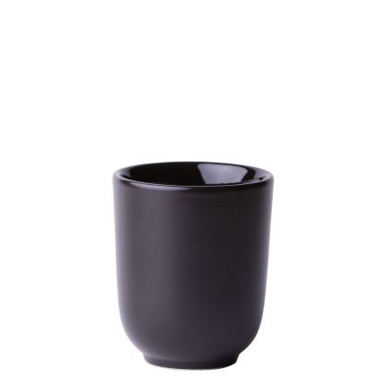 Fül nélküli csésze fekete 220 ml - Flow