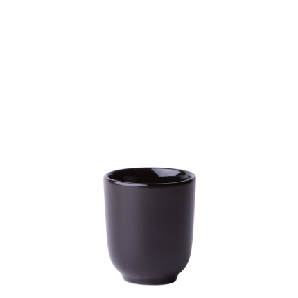 Fül nélküli csésze fekete 80 ml - Flow
