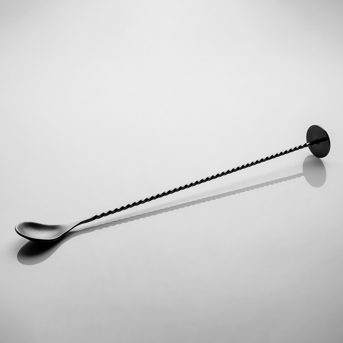 Bárkanál PVD fekete matt 28 cm – Basic Bar