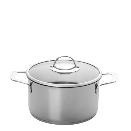 Lábas üvegfedővel ø 22 cm | Orion Inox