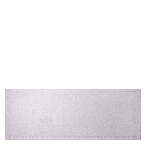 Világosszürke pamut asztali futó 50 x 140 cm – Basic Ambiente