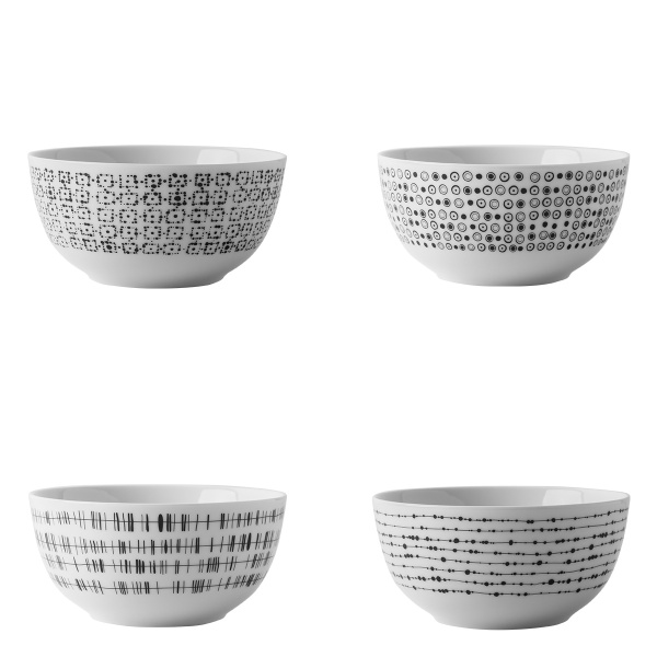 Gabonapelyhes tál készlet 4 db - Basic Dots