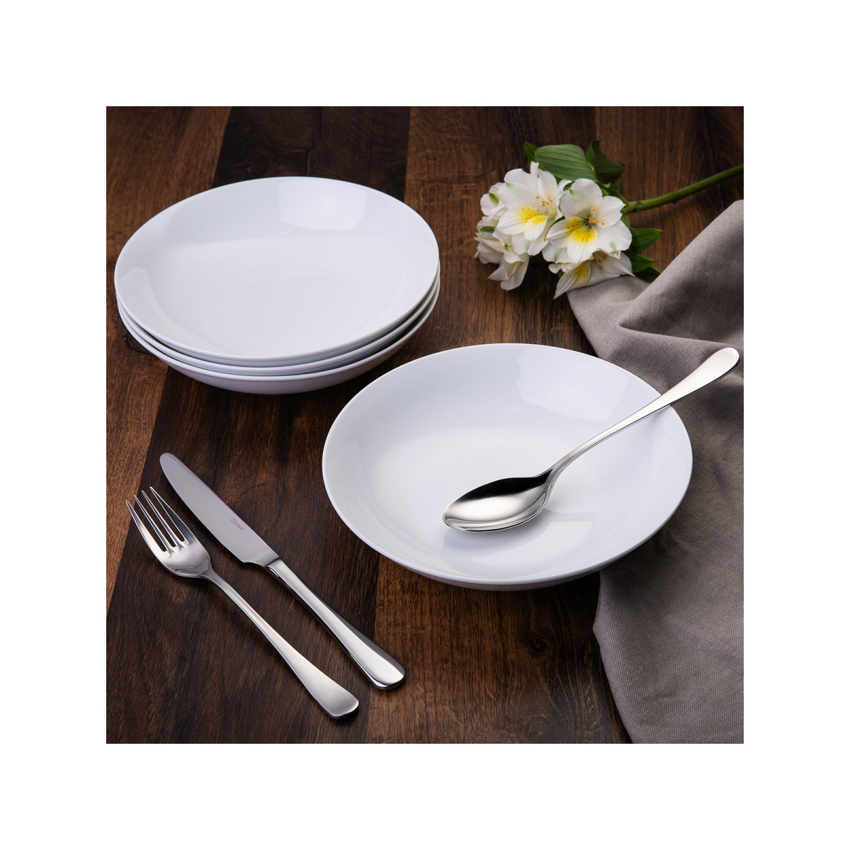 Mélytányér coupe 20,5 cm 4 db-os szett - Basic