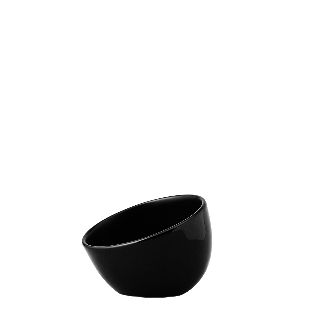 Fekete tálka Flow Eco – 9 cm