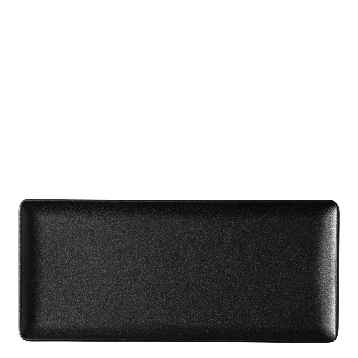 Szervírozó tányér 24 x 13 cm — Basic black matt