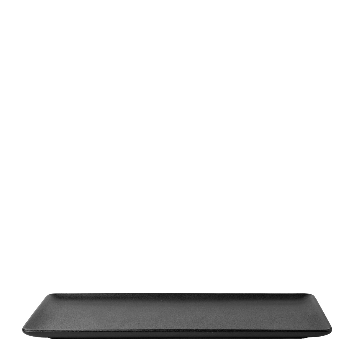 Szervírozó tányér 24 x 13 cm — Basic black matt