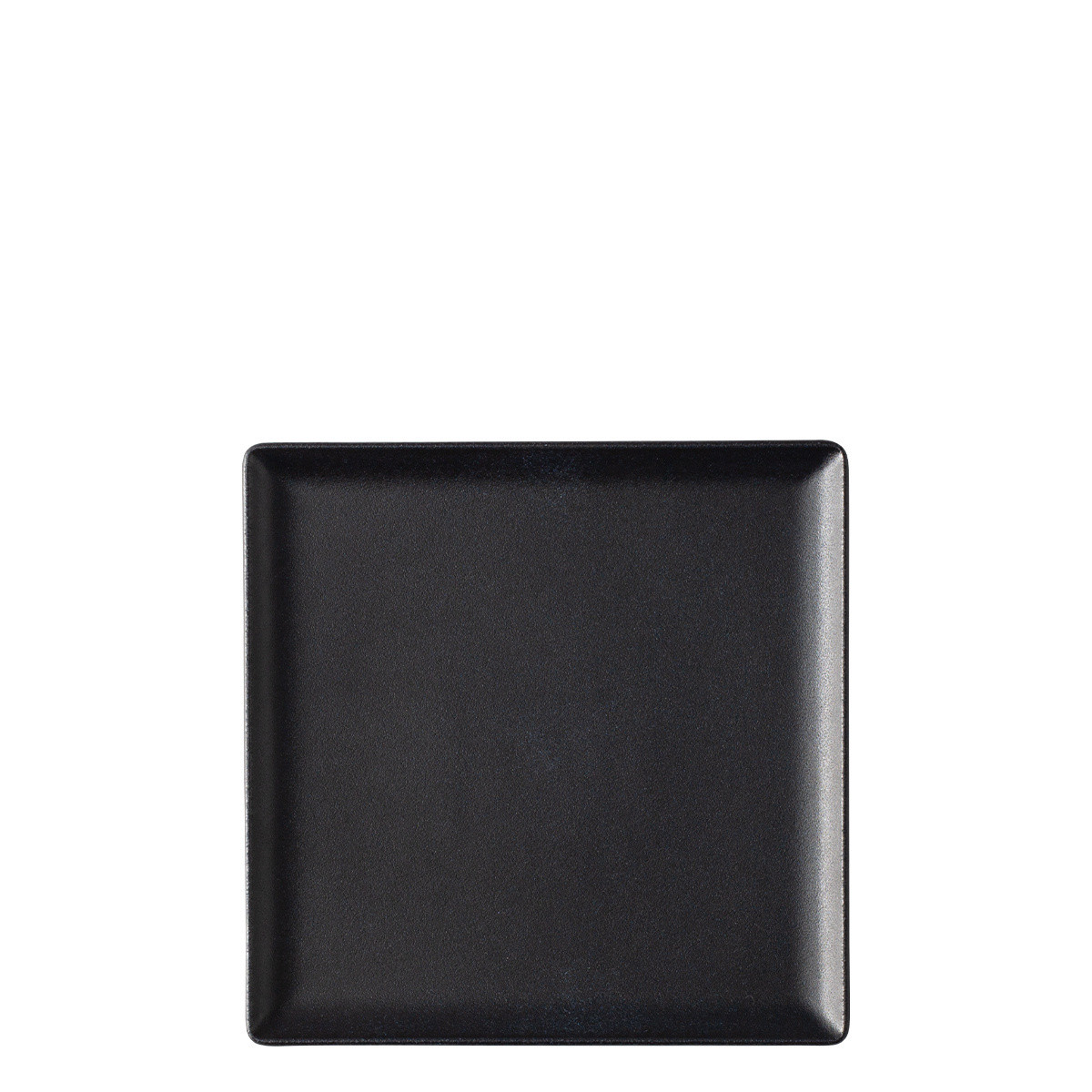 Szervírozó tányér 17 x 17 cm — Basic black matt