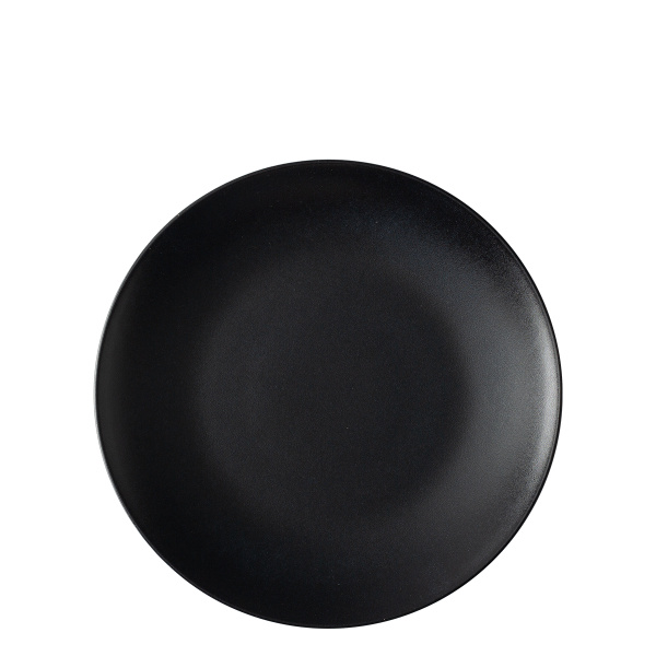Lapos tányér 20,5 cm 4 db - Basic fekete matt
