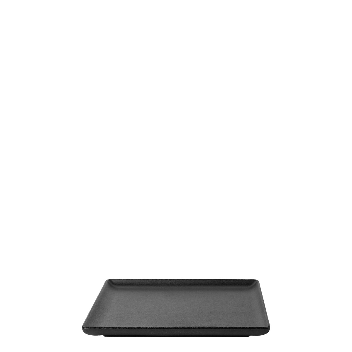 Szervírozó tányér 17 x 17 cm — Basic black matt