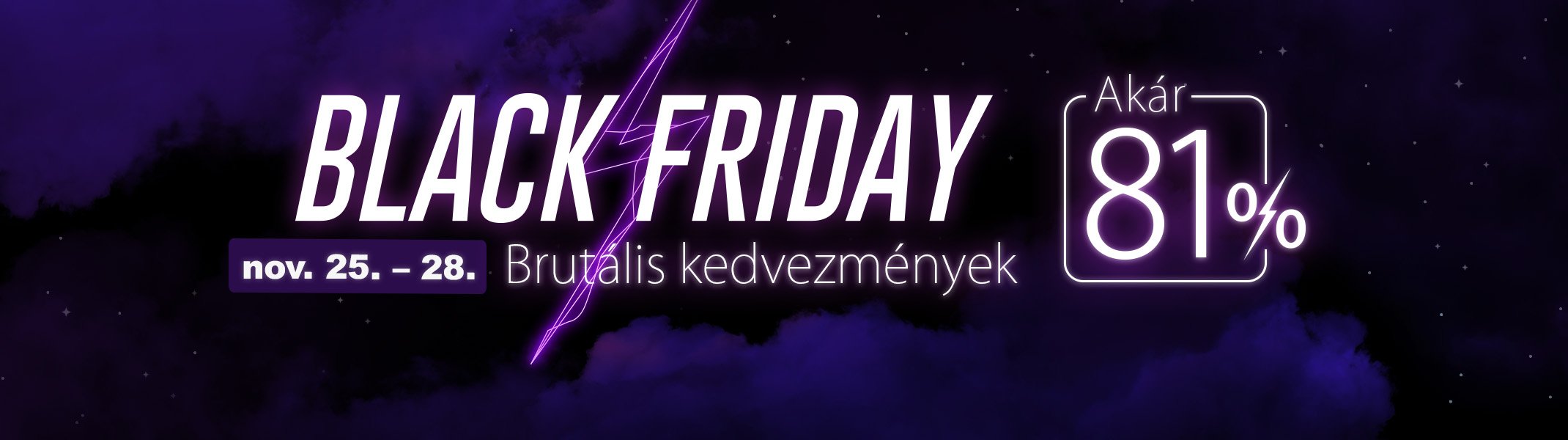 Black Friday 2022 / Homepage banner