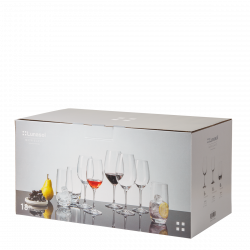18 db-os háztartási kezdő pohárkészlet - BENU BASIC PREMIUM Glas Lunasol