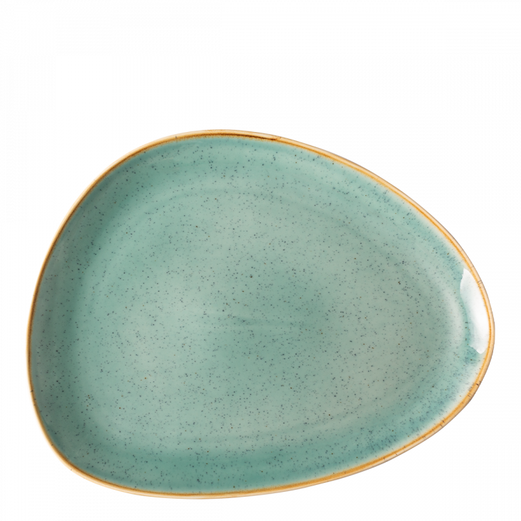 Triangle Sand tányér türkizkék 30,5 x 24,2 cm – Gaya