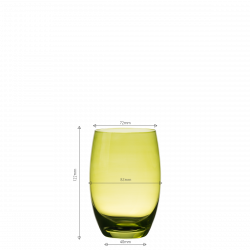 Poharak zöld 460 ml 6 db - Optima Glas Lunasol