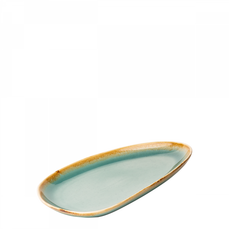 Triangle Sand tányér türkizkék 25,5 x 19,7 cm – Gaya