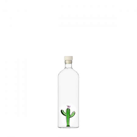 Üvegpalack zöld kaktuszos kupakkal 1,1 l
