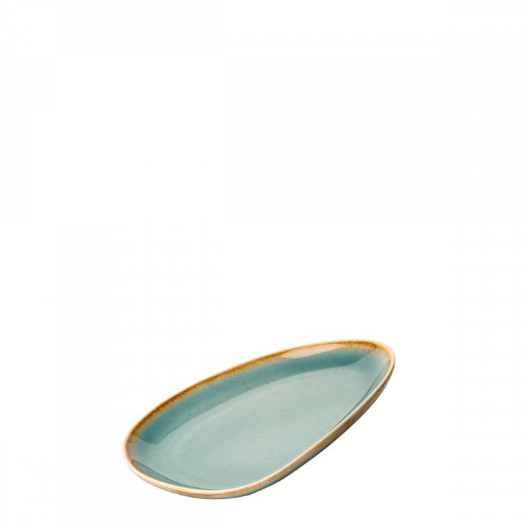 Triangle Sand tányér türkizkék 20,5 x 15,9 cm – Gaya