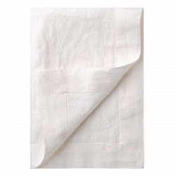 Fehér lenvászon terítő 35 x 50 cm - Gaya Ambiente