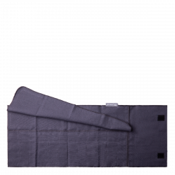 Acél szürke pamut evőeszköztartó táska, 52 x 26 cm - Basic Ambiente