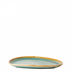 Triangle Sand tányér türkizkék 25,5 x 19,7 cm – Gaya