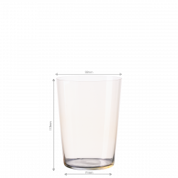 515 ml-es bézs Tumbler poharak 6 db-os készlet – 21st Century Glas Lunasol META Glass