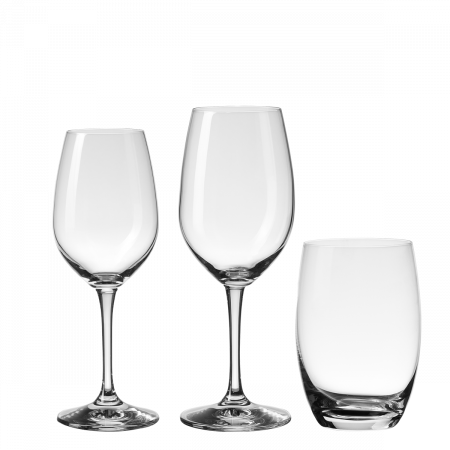 Háztartási pohár kezdő készlet 12 db - BASIC Glas Lunasol üveg