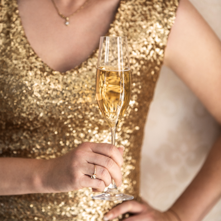 210 ml-es Champagner poharak 4 db-os készlet - Premium Glas Crystal