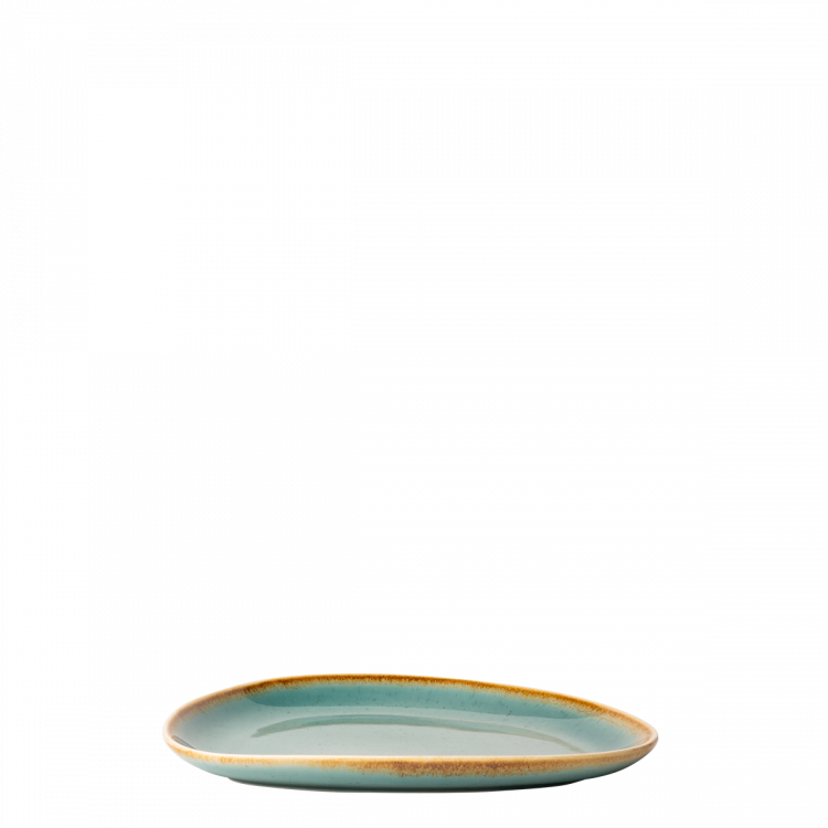 Triangle Sand tányér türkizkék 20,5 x 15,9 cm – Gaya