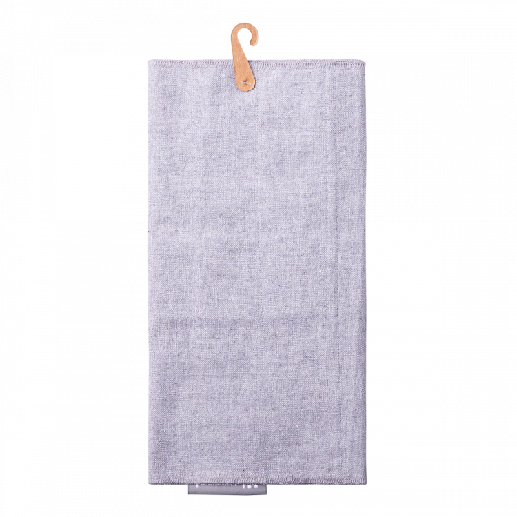 Világosszürke pamut evőeszköztartó táska, 52 x 26 cm - Basic Ambiente